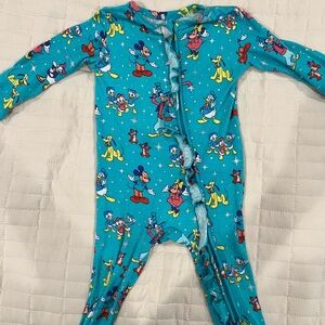 Posh Peanut Disney One Piece Ruffled Pajama 6-9